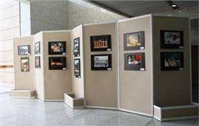 八棱柱掛畫(huà)展板 八棱柱掛畫(huà)展板