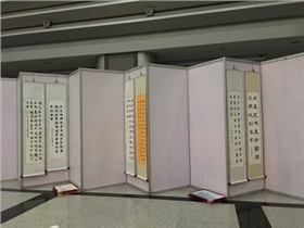 八棱柱書畫展板 八棱柱書畫展板