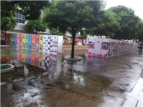 八棱柱展板展架 八棱柱展板展架